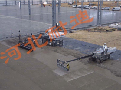 混凝土地基、樓板一次性澆筑